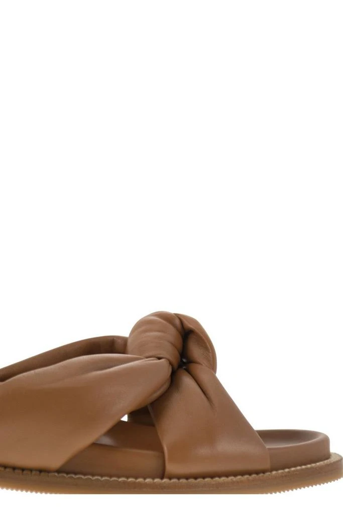 Fabiana Filippi Fabiana Filippi Knotted Slip-On Slippers 6