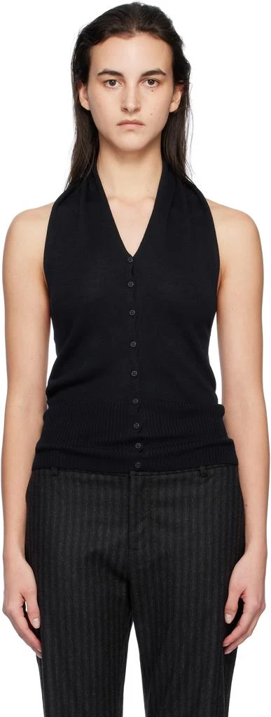 Paloma Wool Navy Sola Tank Top 1