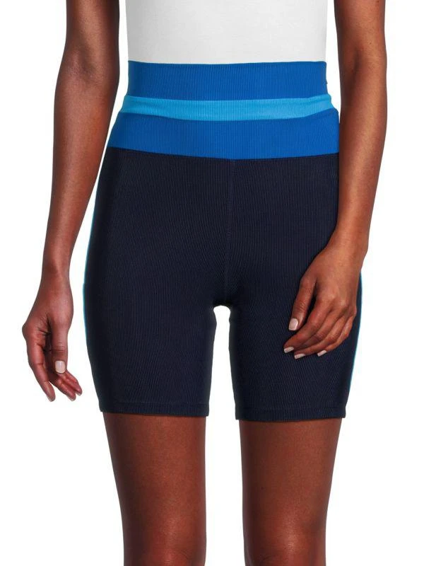 Beach Riot Samantha Stripe Knit Shorts 1