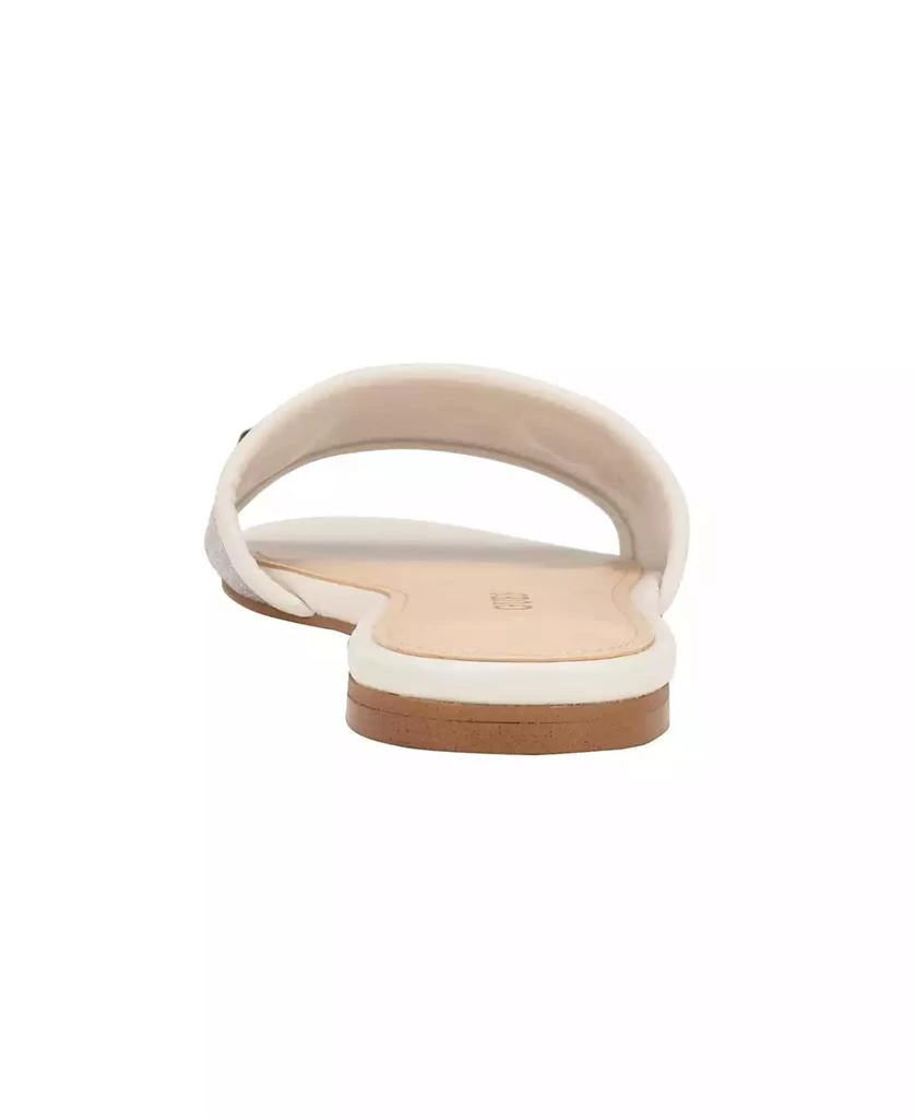 GUESS Women's Hammi One Band with Logo and Hardware Flat Sandals 3