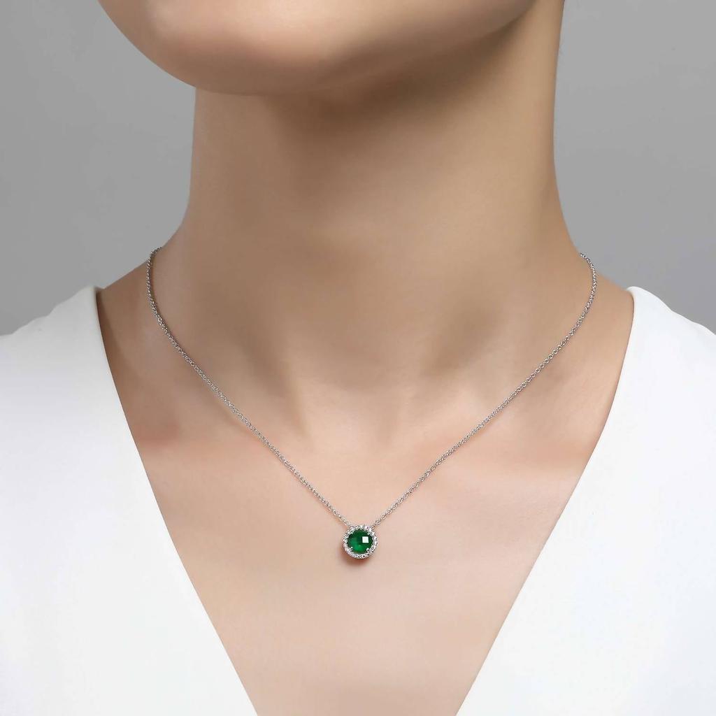 Lafonn Lafonn - May Birthstone Necklace