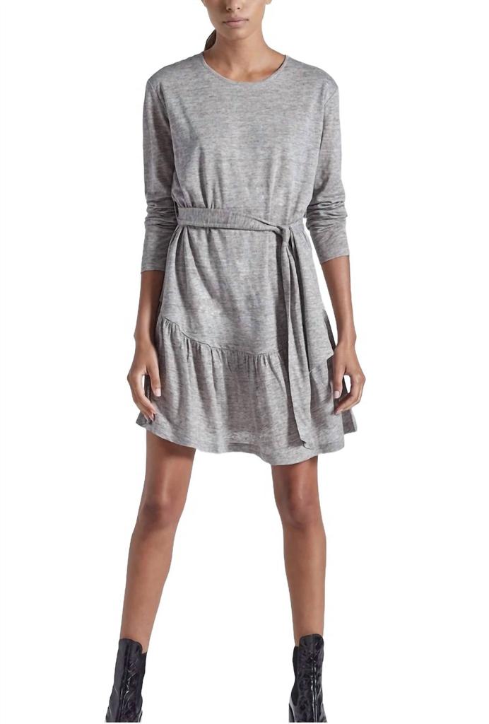 Current Elliott THE CRYSTAL LONG SLEEVE DRESS