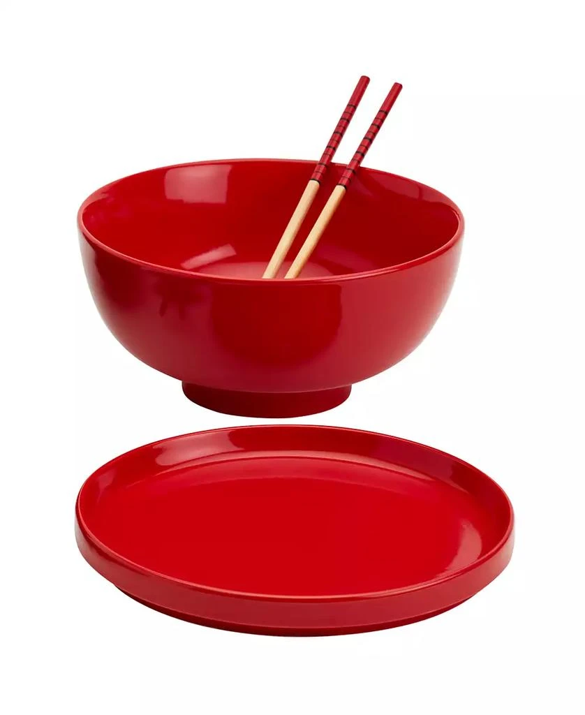INFUSE Asian Ceramic 8 Piece Ramen Bowl Set 3