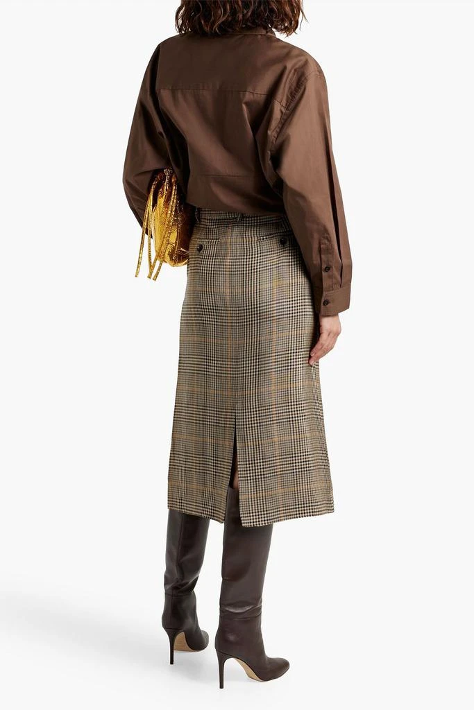 CO Prince of Wales checked tweed midi skirt 3