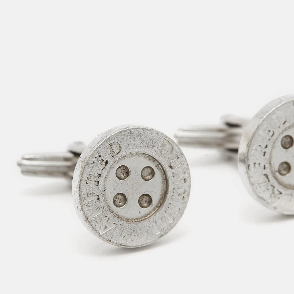 Dunhill Alfred Dunhill Button Sterling Silver Cufflinks 5