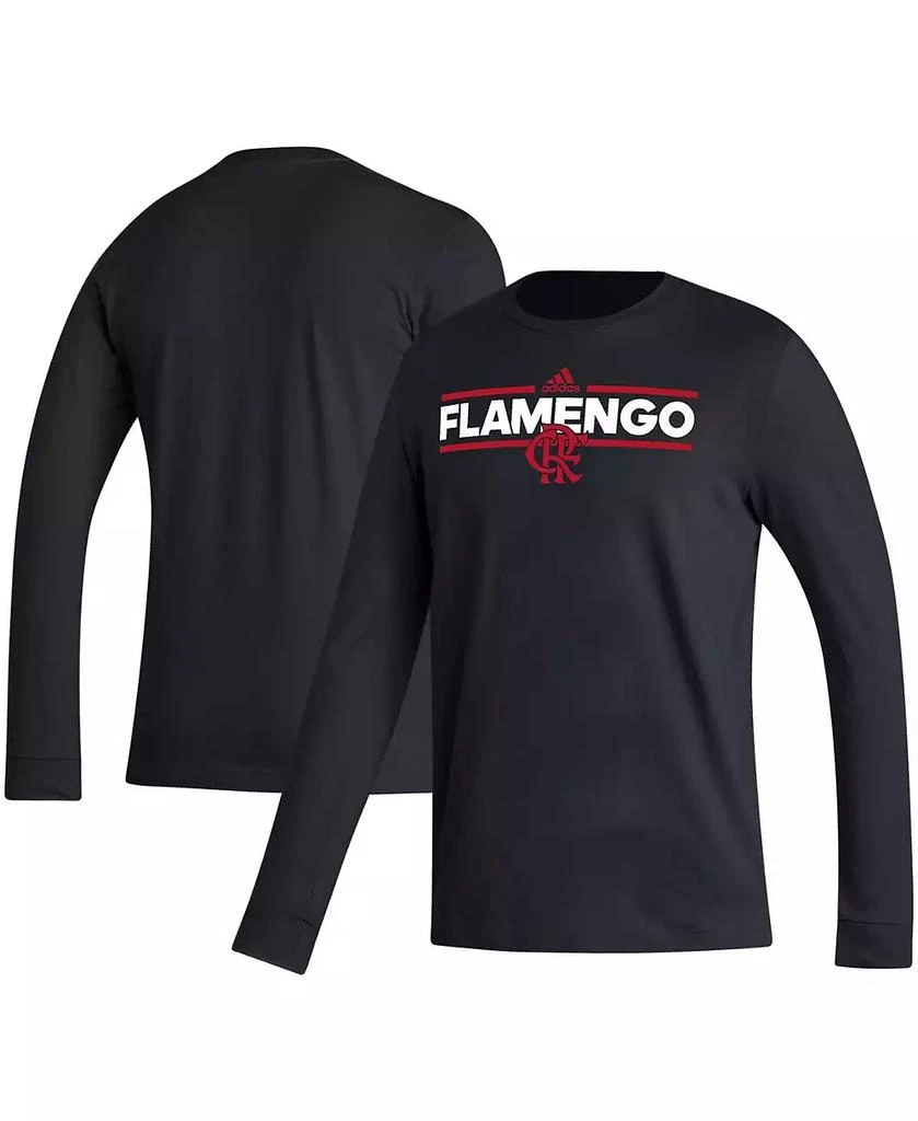 Adidas Men's Black CR Flamengo Dassler Long Sleeve T-shirt 1