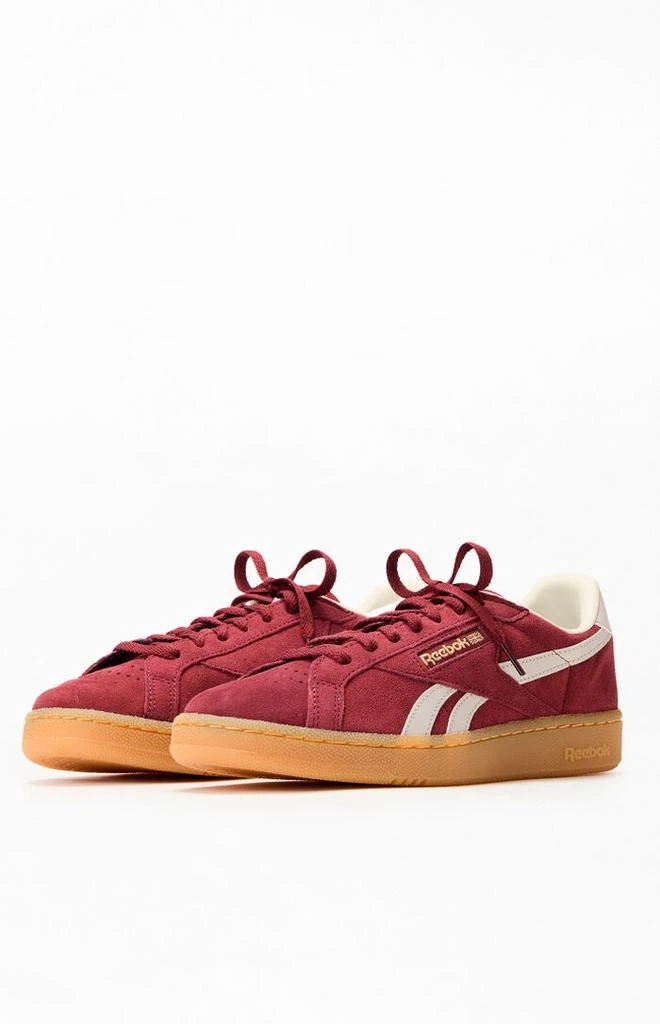 Reebok Burgundy Club C Grounds UK Sneakers 2