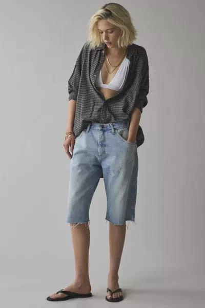 Urban Renewal ReMADE By UO Wrangler Slouch Denim Jort 1