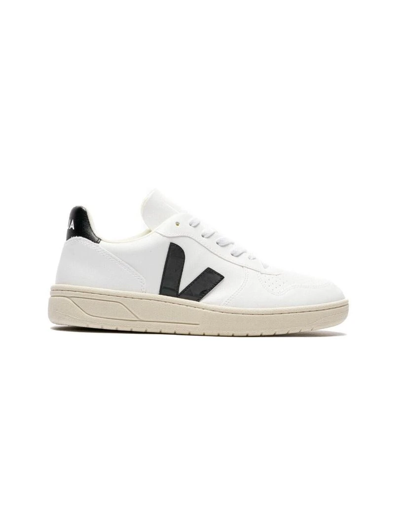 Veja Veja V-10 VX0702901B Sneaker Men's White Black Leather Comfort Casual Shoes 2