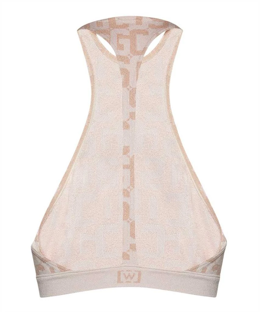 GCDS Gcds x wolford monogram basic crop top 2