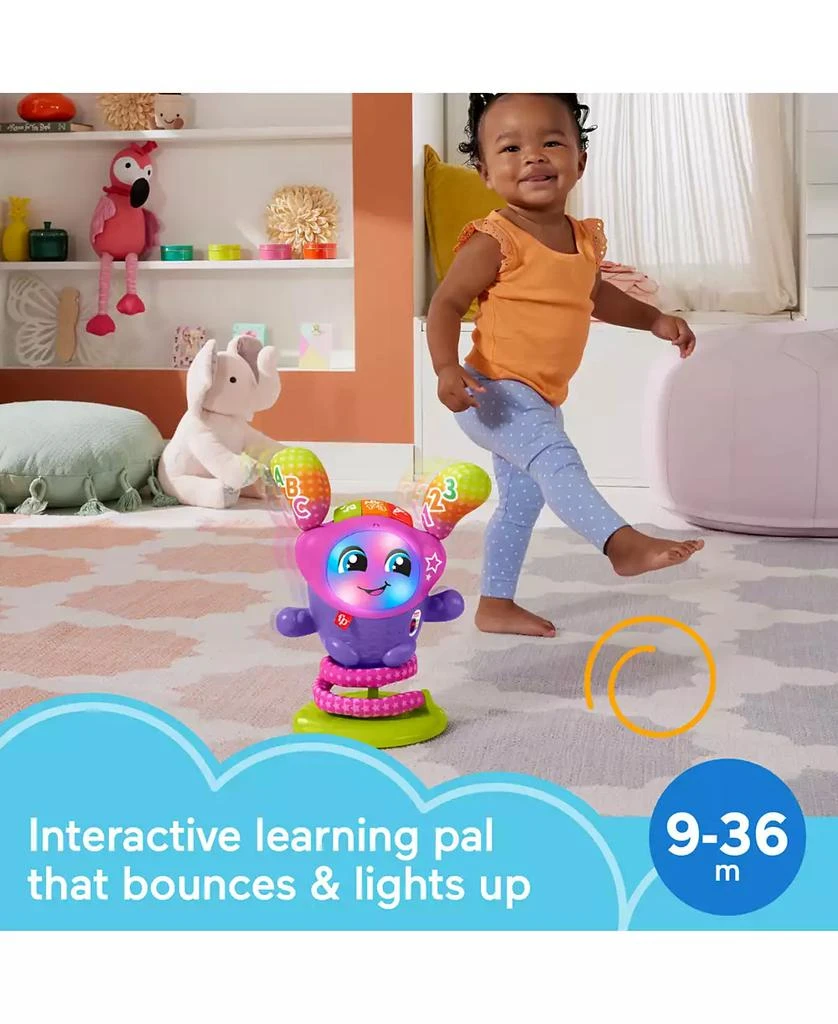 Fisher Price DJ Bouncin' Star, Baby Learning Toy with Music Lights and Bouncing Action 3