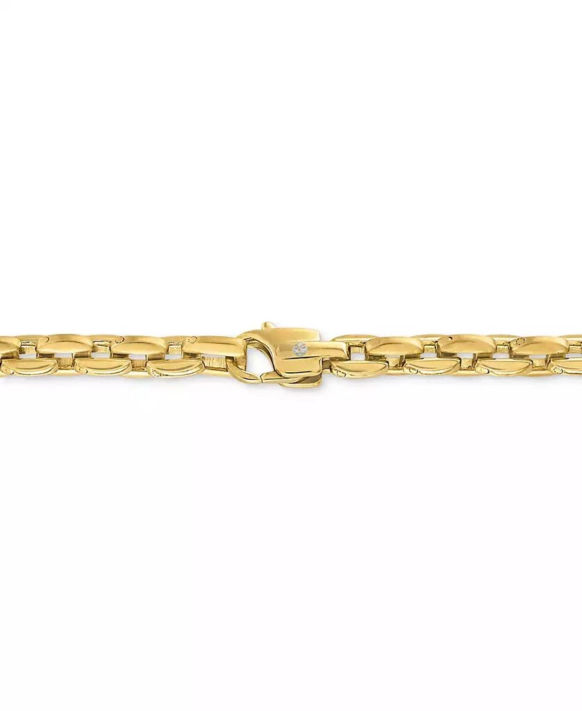Esquire Men's Jewelry Rounded Box Link 22" Men's Chain Necklace, Exclusively for Macy's 7