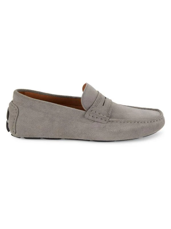 Allen Edmonds Lewis Suede Driving Penny Loafers 1