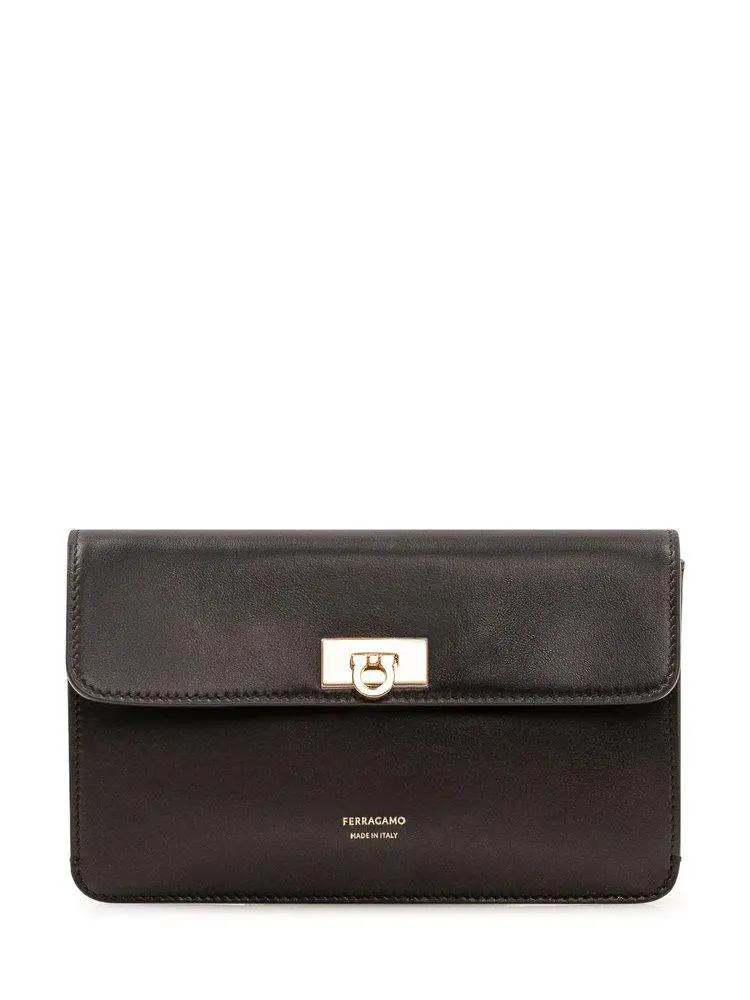 Salvatore Ferragamo Ferragamo Harley Flap Clutch Bag