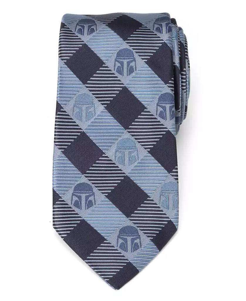 Star Wars Mando Helmet Check Men's Tie
