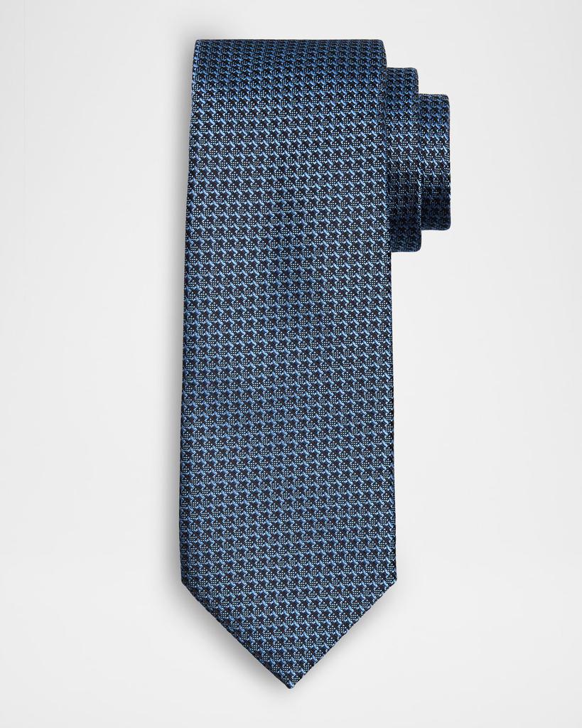 Canali Men's Micro-Box Silk Jacquard Tie