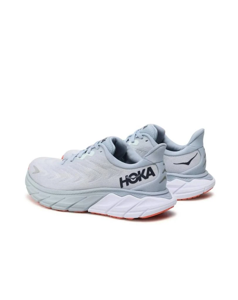 Hoka Women's Arahi 6 Running Shoes In Plein Air/blue Gray 3