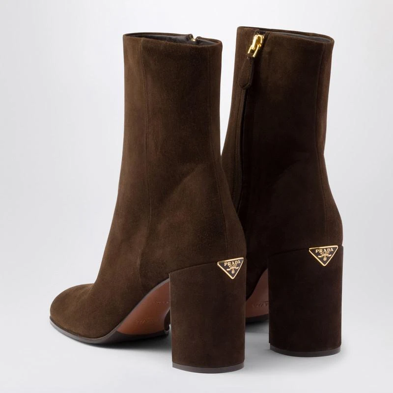Prada Dark brown suede boot 4