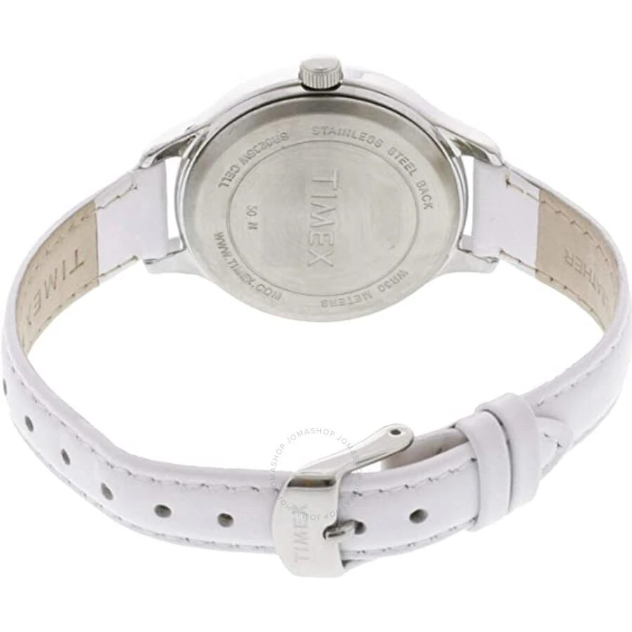 Timex Quartz White Dial Ladies Crystal Bloom Watch TW2R66800 3