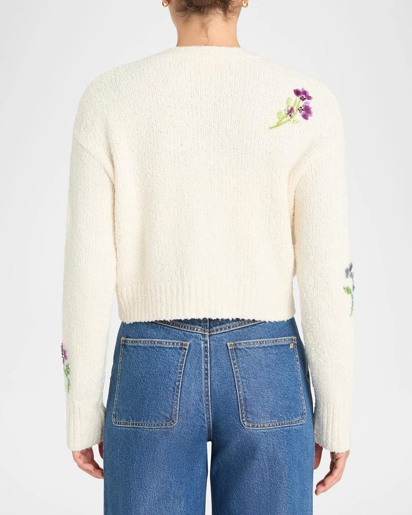 Cinq a Sept Solene Floral Embellished Cardigan 2