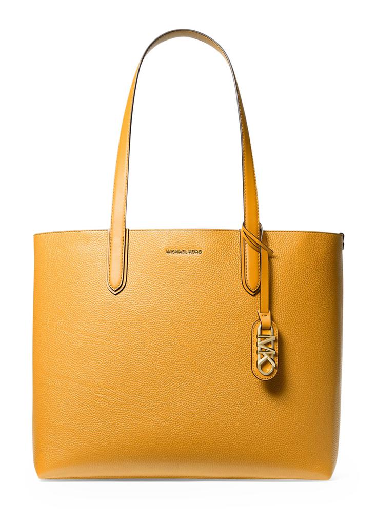 トートバッグ Michael Kors Camel leather extra-large Eliza shopping bag Eliza Extra-Large Hand-Woven Leather Tote Bag | Michael Kors