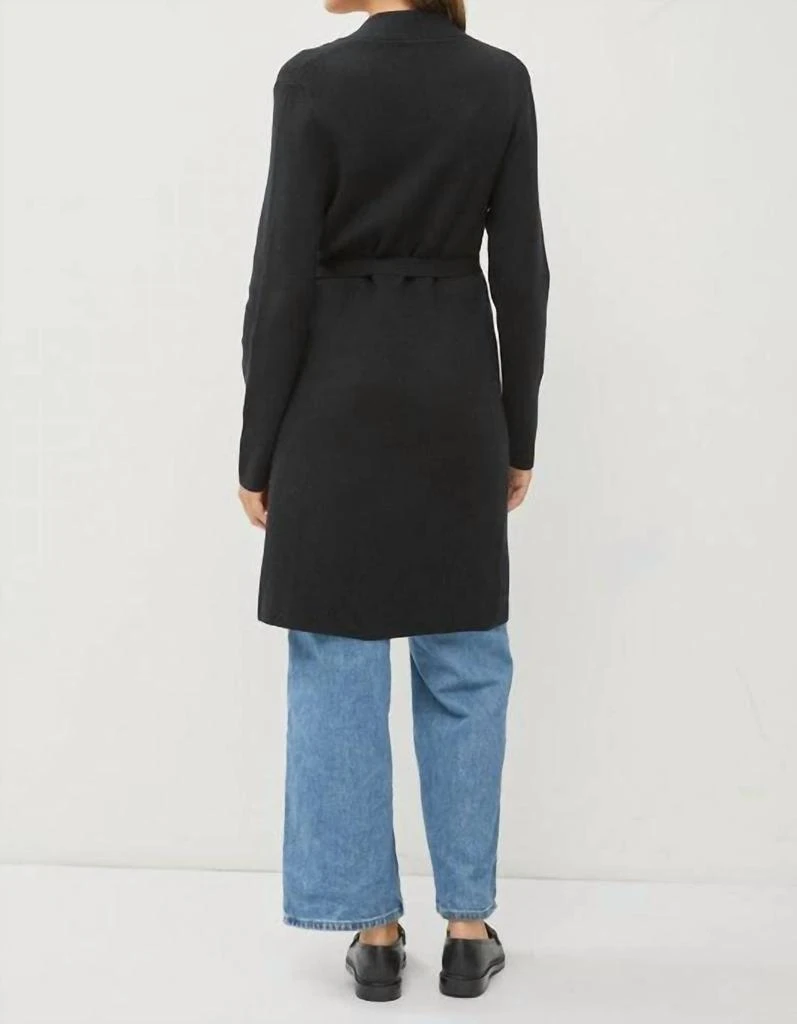 be cool Way I Do Knit Coat In Black 2