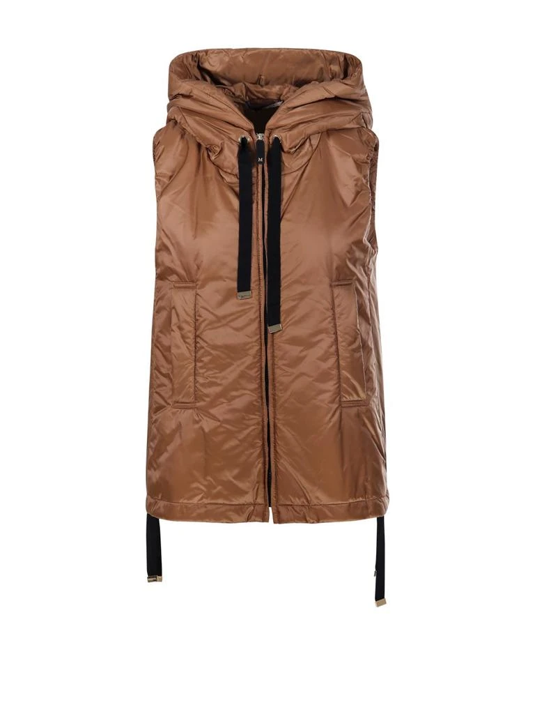 Max Mara The Cube Max Mara The Cube Zip-Up Drawstring Gilet 1