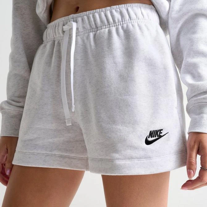NIKE Women's Nike Sportswear Club Fleece Mid-Rise Shorts 5