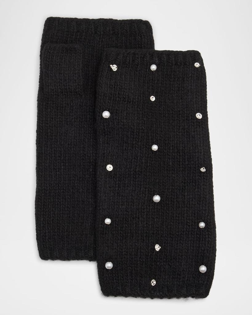 Carolyn Rowan Cashmere Short Fingerless Gloves
