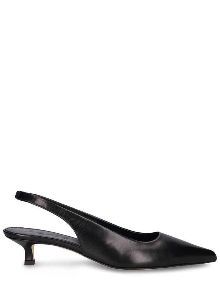 AEYDE 35mm Valerie Leather Slingback Pumps 1