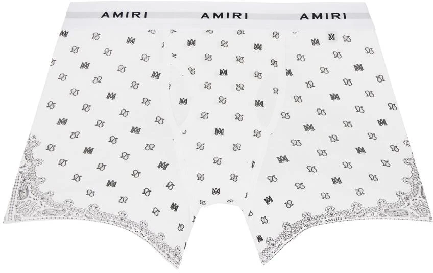 AMIRI Two-Pack White MA Paisley Boxer Briefs 2