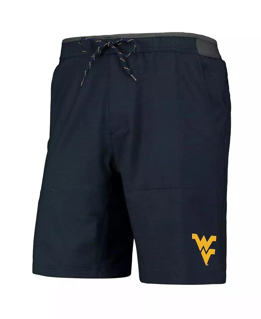 Columbia Men's Navy West Virginia Mountaineers Twisted Creek Omni-Shield Shorts 3