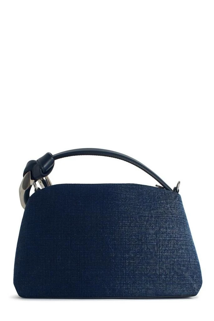 JW Anderson JW Anderson Corner Acid Wash Denim Zipped Crossbody Bag 2