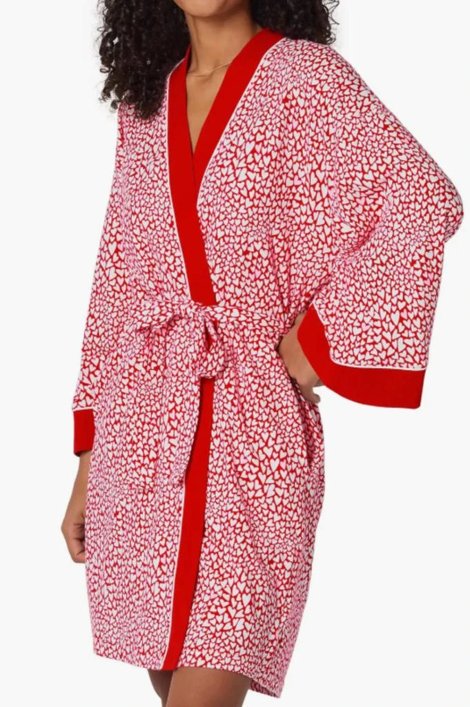 BedHead PJs Bedhead Pjs - Bursting With Love Short Robe 2