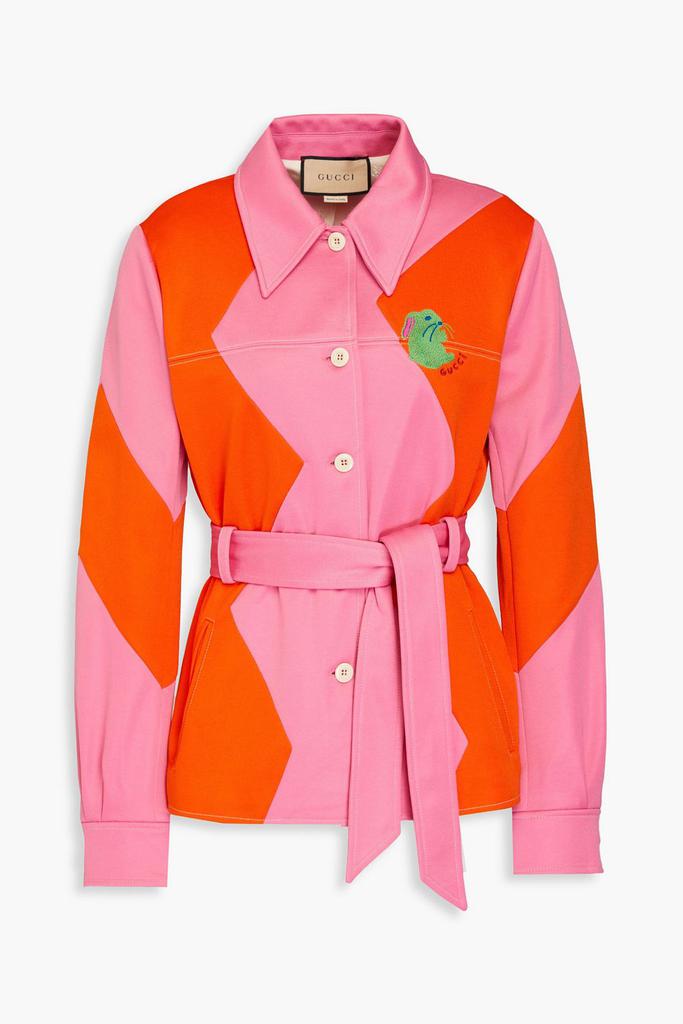 Gucci Gucci rosso ancora technical gabardine jacket Gucci Gucci rosso ancora technical gabardine jacket