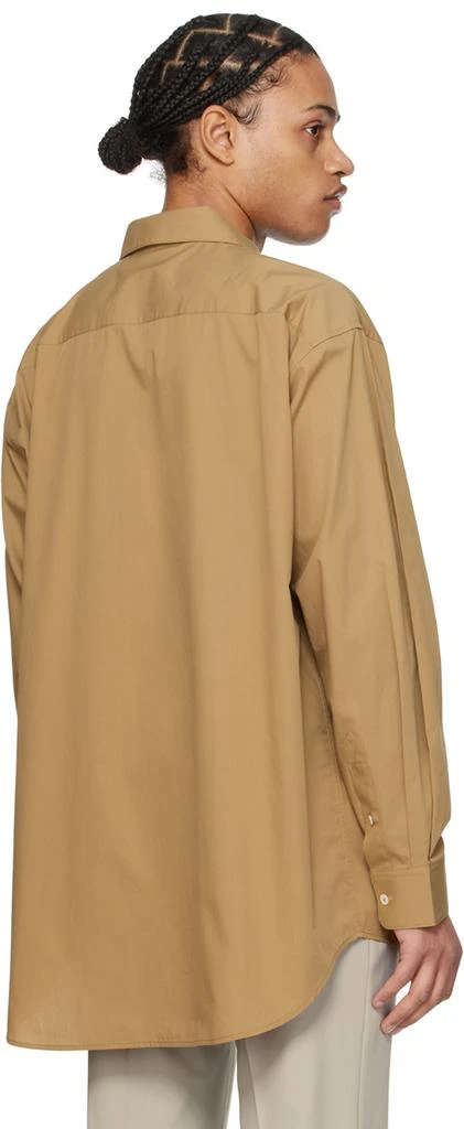 Helmut Lang Tan Oversized Shirt 3