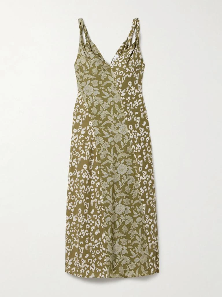 Joelle Dress, S | Green | Women's Dresses | Silk | La Ligne