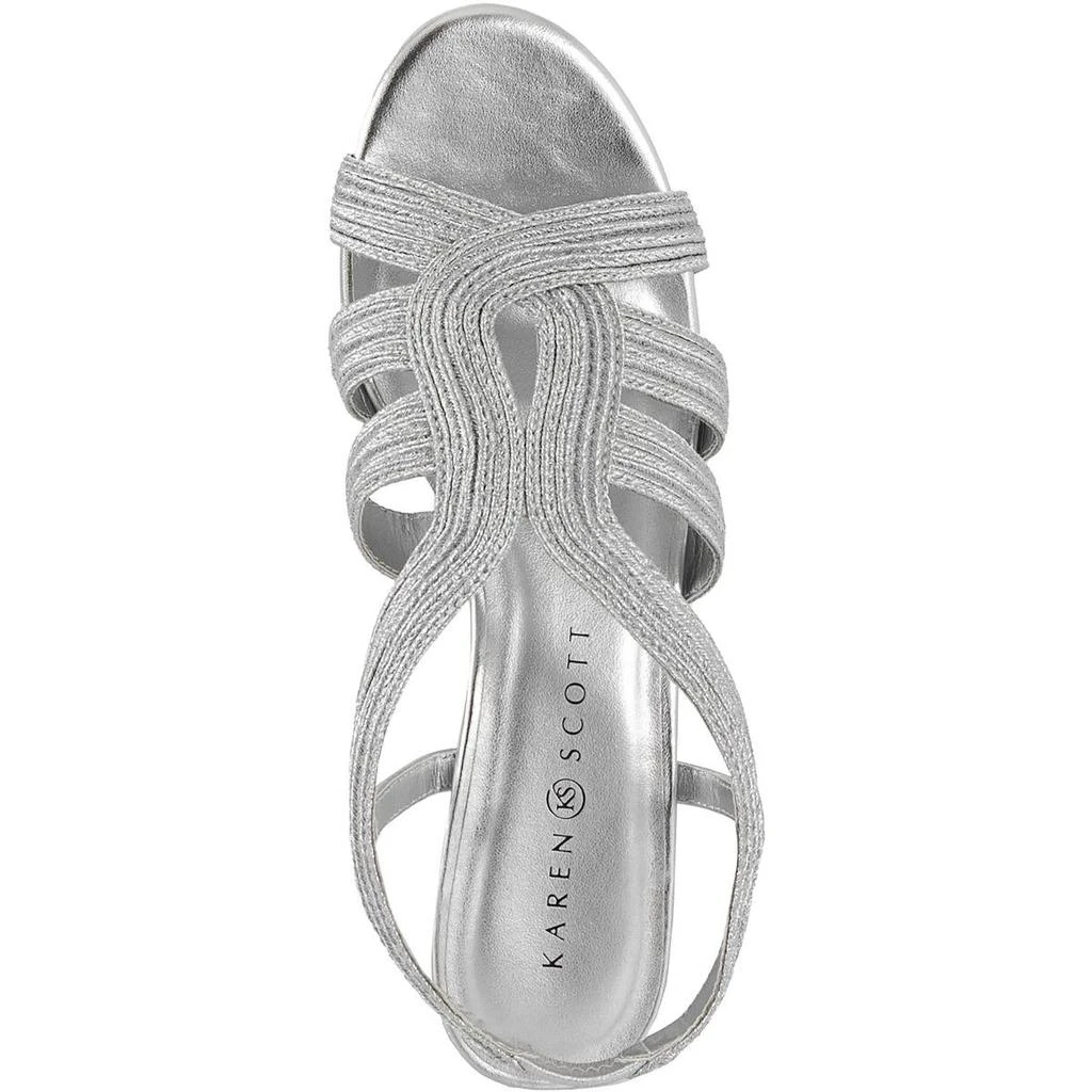 Karen Scott Nathenaa Womens Slingback Ankle Strap Slingback Sandals 3