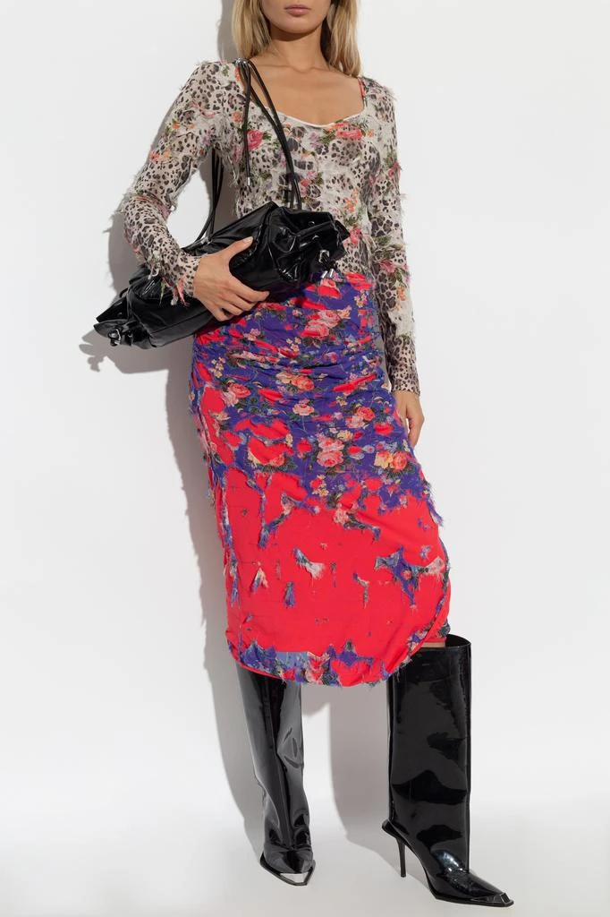 Diesel Top with floral motif T-FLOBIS 2