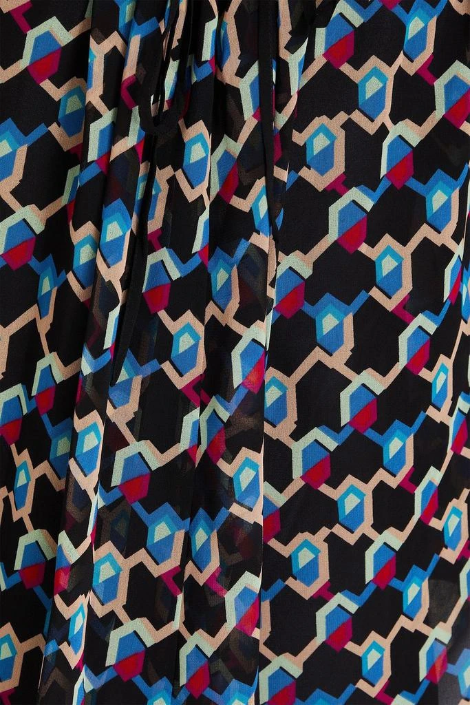 Diane von Furstenberg Kipleen printed chiffon blouse 4