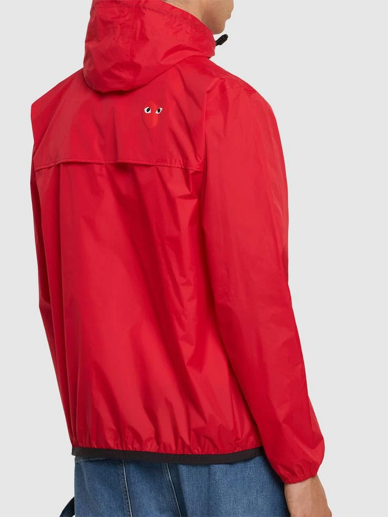 Comme des Garcons K-way Cdg Play Logo Nylon Zip Jacket 2