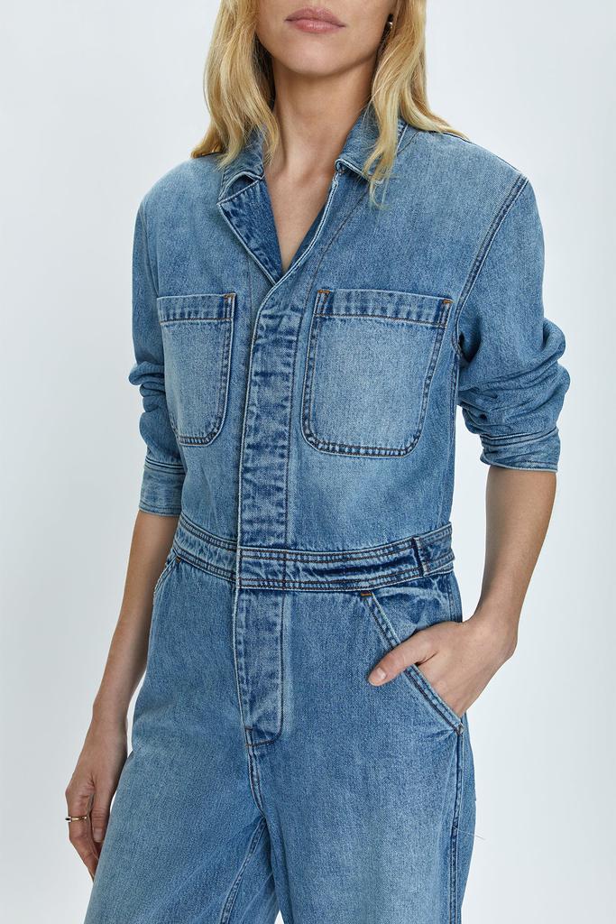 Pistola Denim Leo Relaxed Jumpsuit - Brunswick