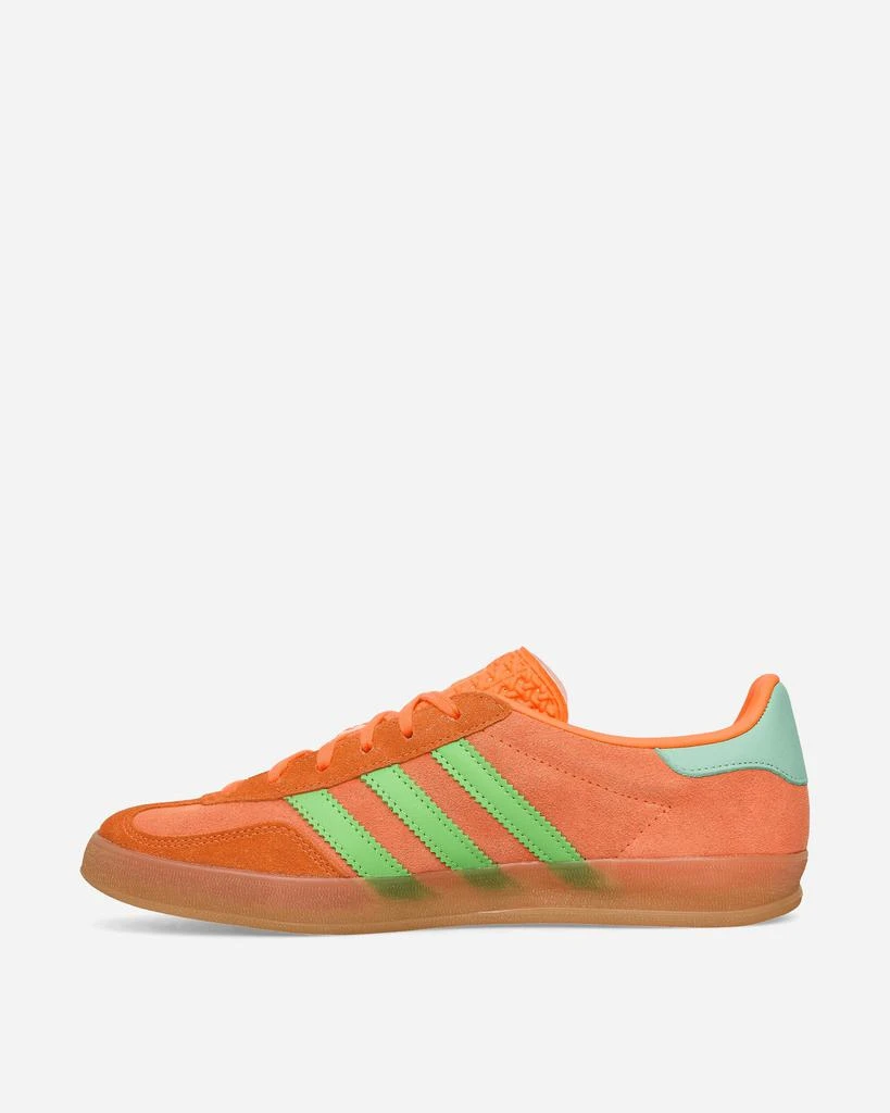 Adidas Women's Gazelle Indoor Sneakers Clear Mint / Solar Orange / Solar Green 4