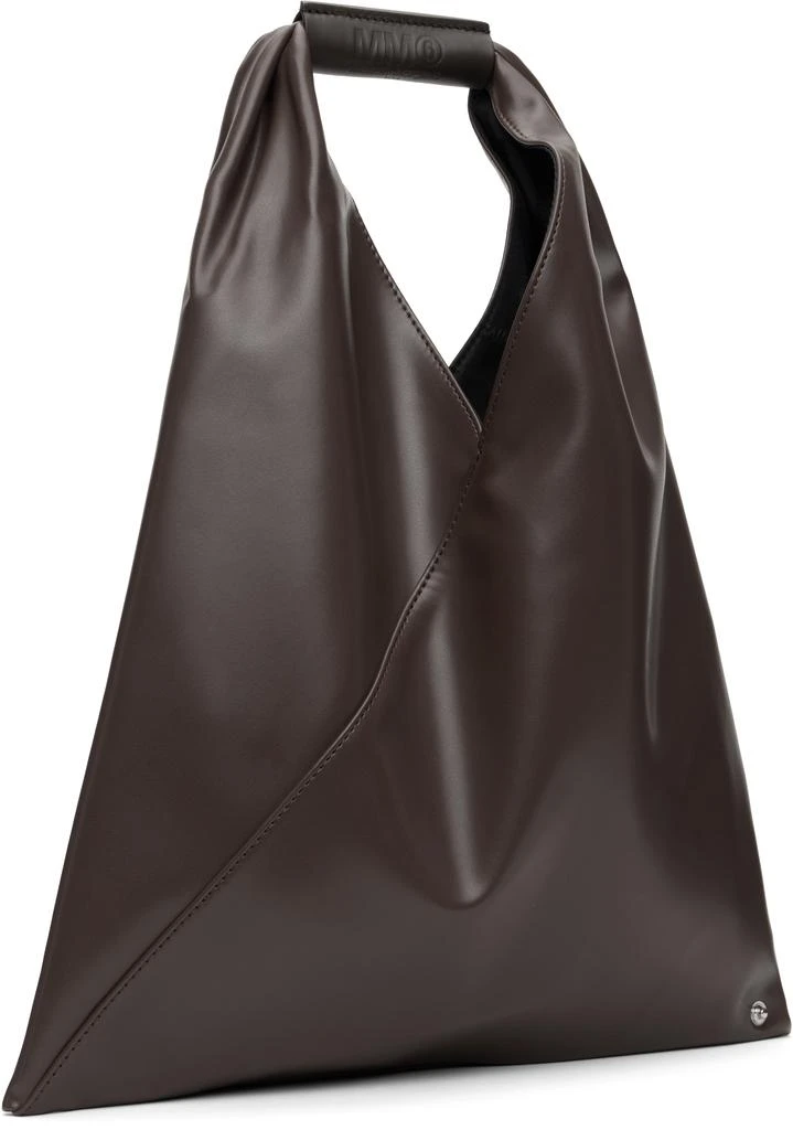 MM6 Brown Triangle Classic Small Tote 2