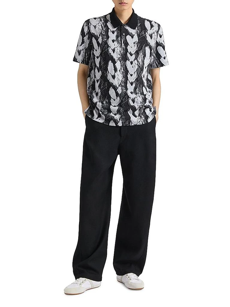 Givenchy Polo Shirt in Hair Jacquard 4