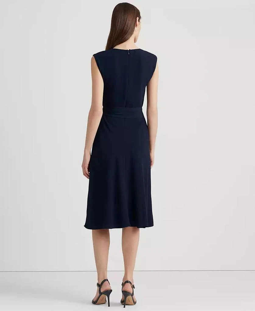 Ralph Lauren Women's Belted Bubble Crepe Dress 2