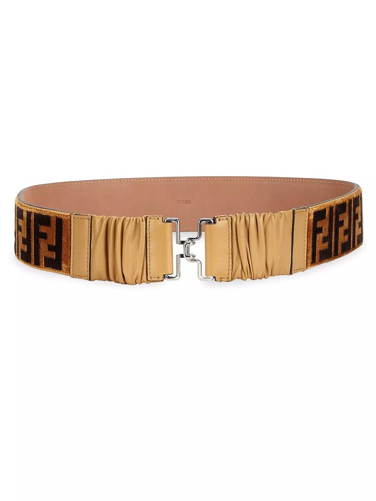 Fendi Leather Logo Belt