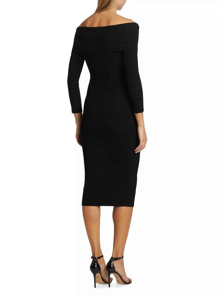 VERONICA BEARD Soraya Off-The-Shoulder Body-Con Dress 5