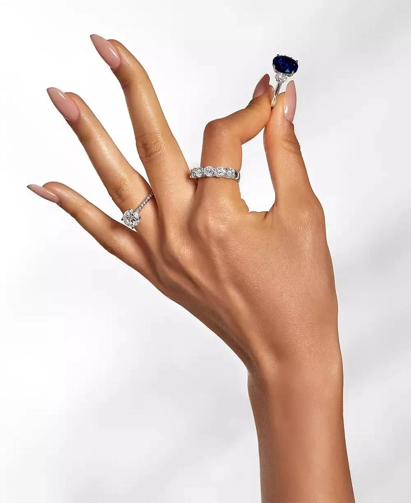 Grown With Love IGI Certified Lab Grown Diamond Anniversary Band (2 ct. t.w.) in 14k White or Yellow Gold 5