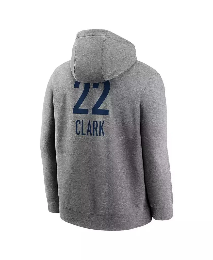 NIKE Men's and Women's Caitlin Clark Heather Gray Indiana Fever 2024 WNBA Draft Player Name Number Pullover Hoodie 2